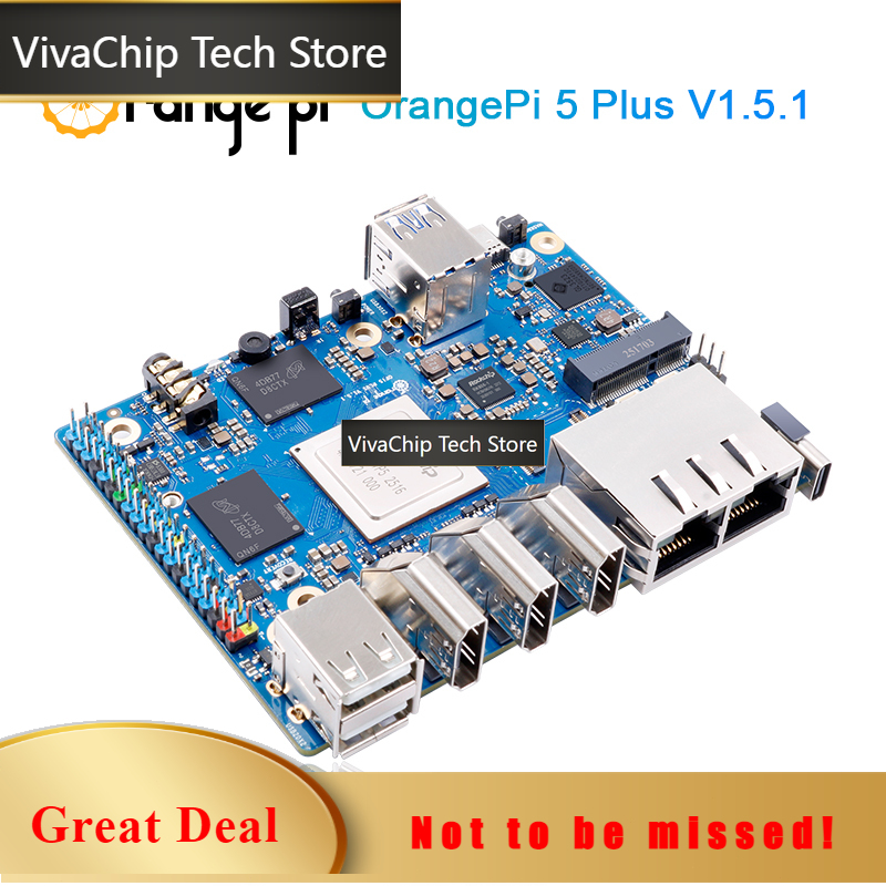 Rk3588 Mini Pc Board - VivaCTOrange Pi5 Plus 16GB Computador de