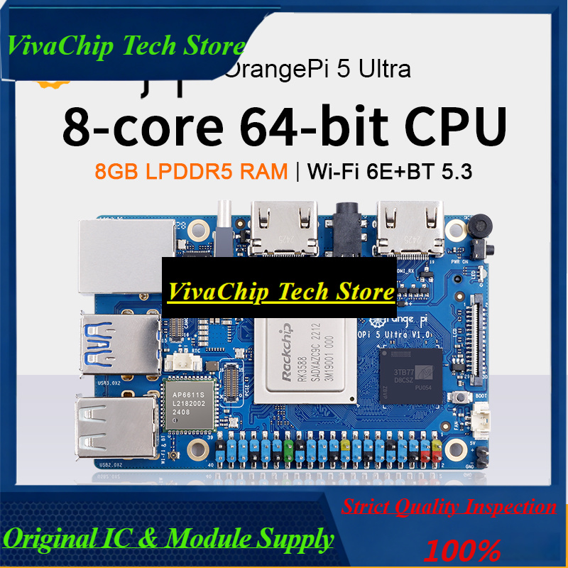 Vivacp Orange Pi 5 Ultra 8GB R - Rk3588 Mini Pc Board avaliação e preço
