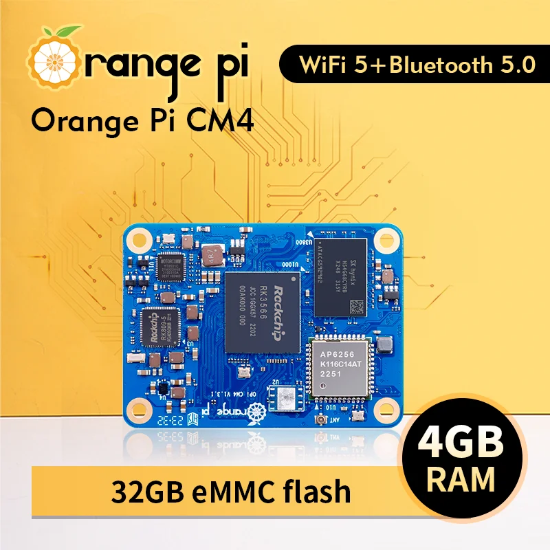 Orange Pi CM4 4GB RAM 32GB EMM - Compute Module 4 32Gb Wifi avaliação e preço
